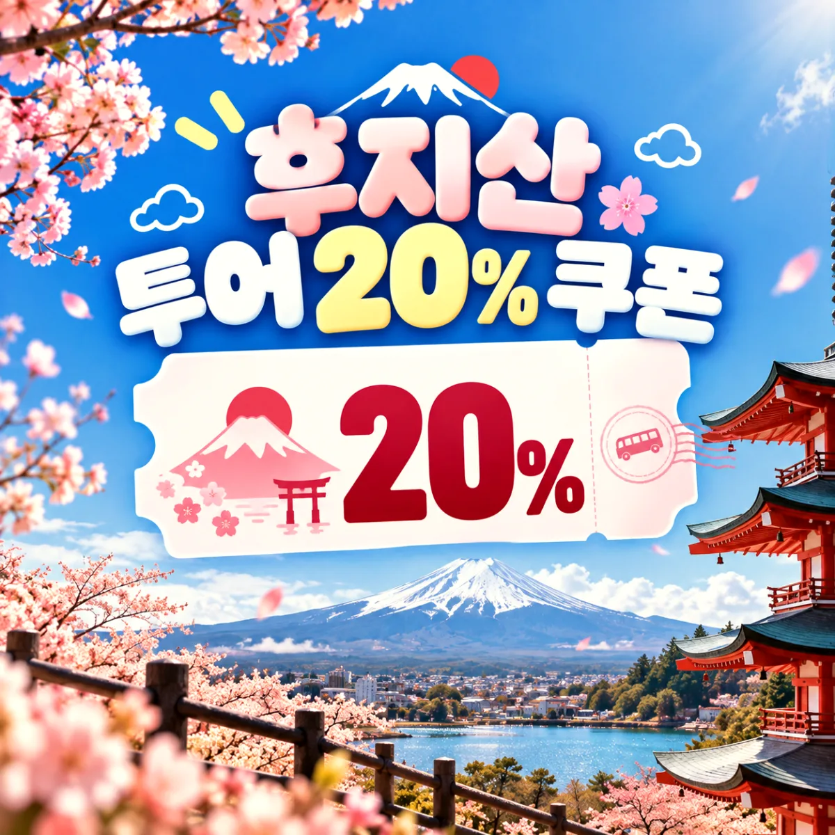 마이리얼트립 후지산 투어 쿠폰